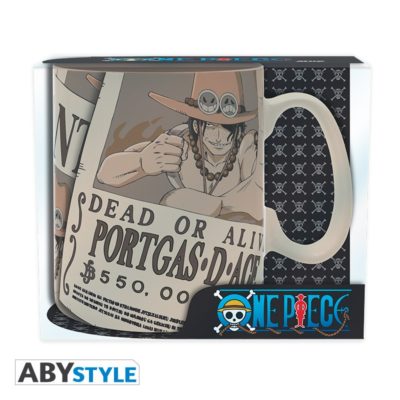 mug one piece portgas d ace wanted esprit pop shop