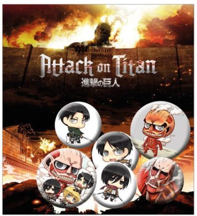 badges attak on titan manga esprit pop shop