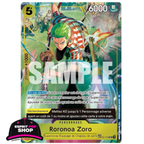 Roronoa Zoro OP12-113 - Les 7 de la mer d'Azur - Carte One Piece OP14 français