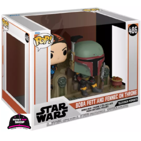 Star Wars POP ! Boba Fett And Fennec On Throne 486