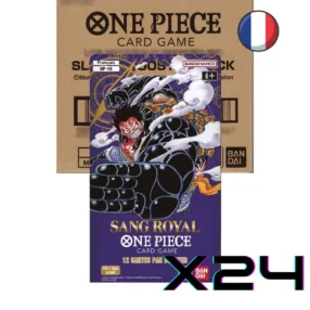 One Piece Card Game – Case de Blisters OP-10 Sang Royal (24 boosters) – Version Française