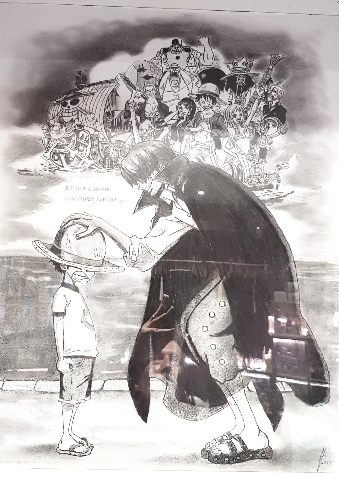 Illustration originale de Shanks dessinée par Arnaud Figueroa