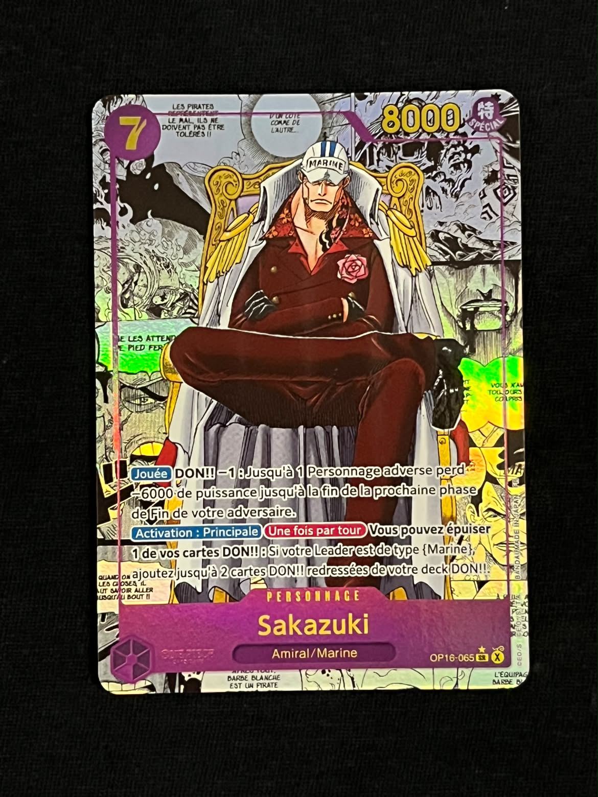 Sakazuki OP16-065 Manga Rare – OP16 The Time of Battle – One Piece Card Game – Image 7