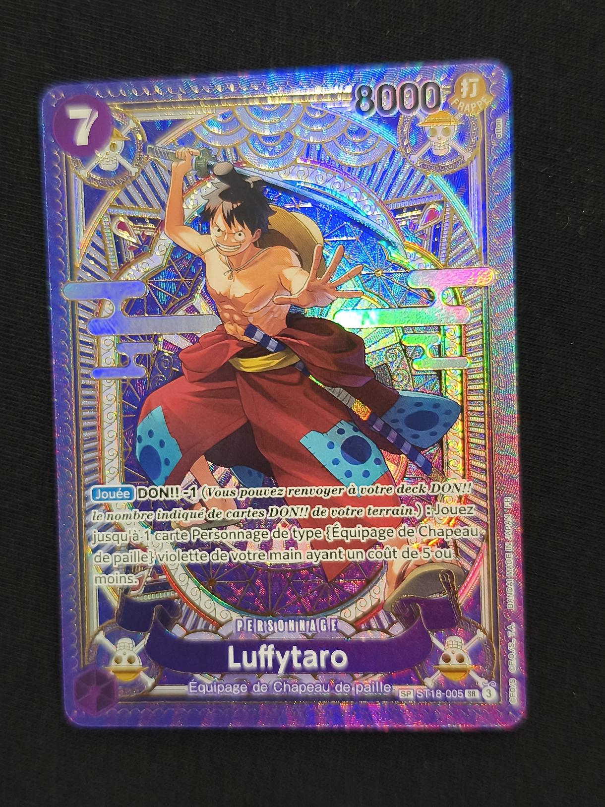 Luffytaro ST18-005 SP – OP11 Des Poings Vifs Comme l’Éclair – One Piece Card Game